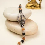 Mahadev Trishul Damru Rudraksha Karungali Kavach Bracelet