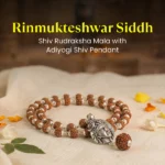 Rinmukteshwar Siddh Shiv Rudraksha Mala with Adiyogi Shiv Pendant